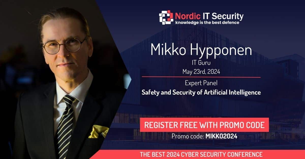 IT Security Guru, Mikko Hypponen Speaking In Stockholm 2024